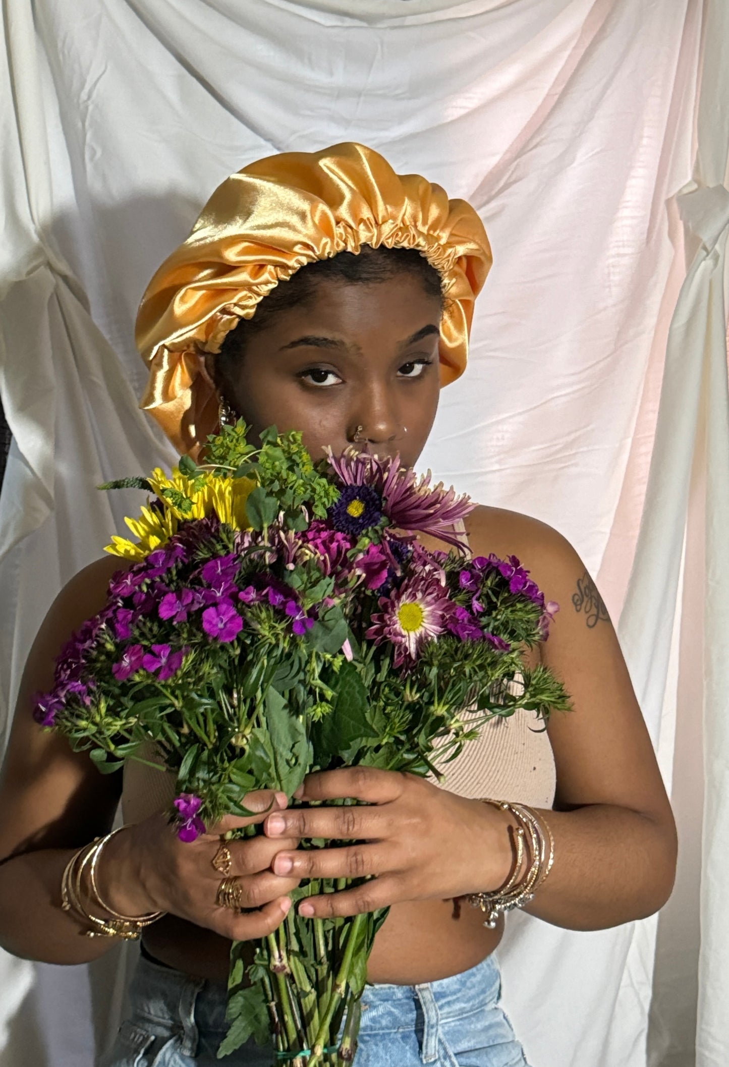 "ANKH" ADJUSTABLE BONNET